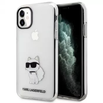 Karl Lagerfeld Ikonik Choupette pevné puzdro pre Apple iPhone 11 / XR 6,1