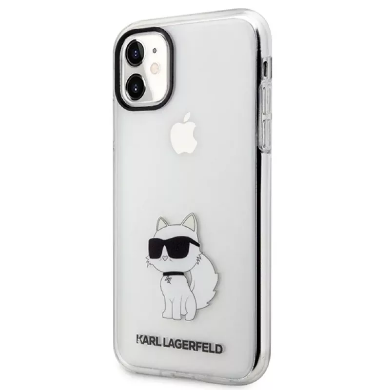 Karl Lagerfeld Ikonik Choupette pevné puzdro pre Apple iPhone 11 / XR 6,1