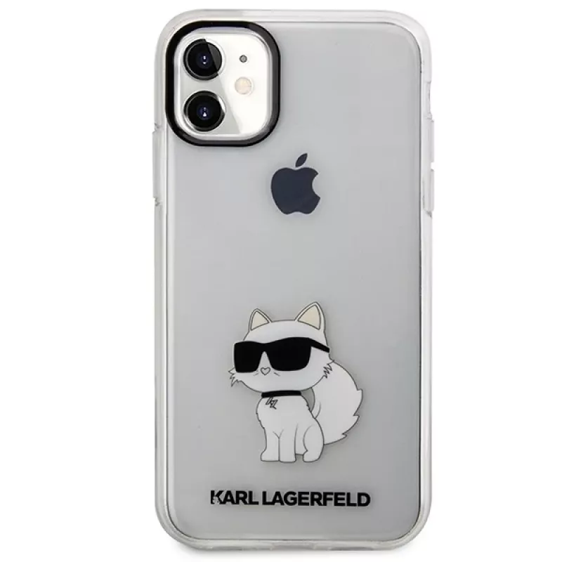 Karl Lagerfeld Ikonik Choupette pevné puzdro pre Apple iPhone 11 / XR 6,1