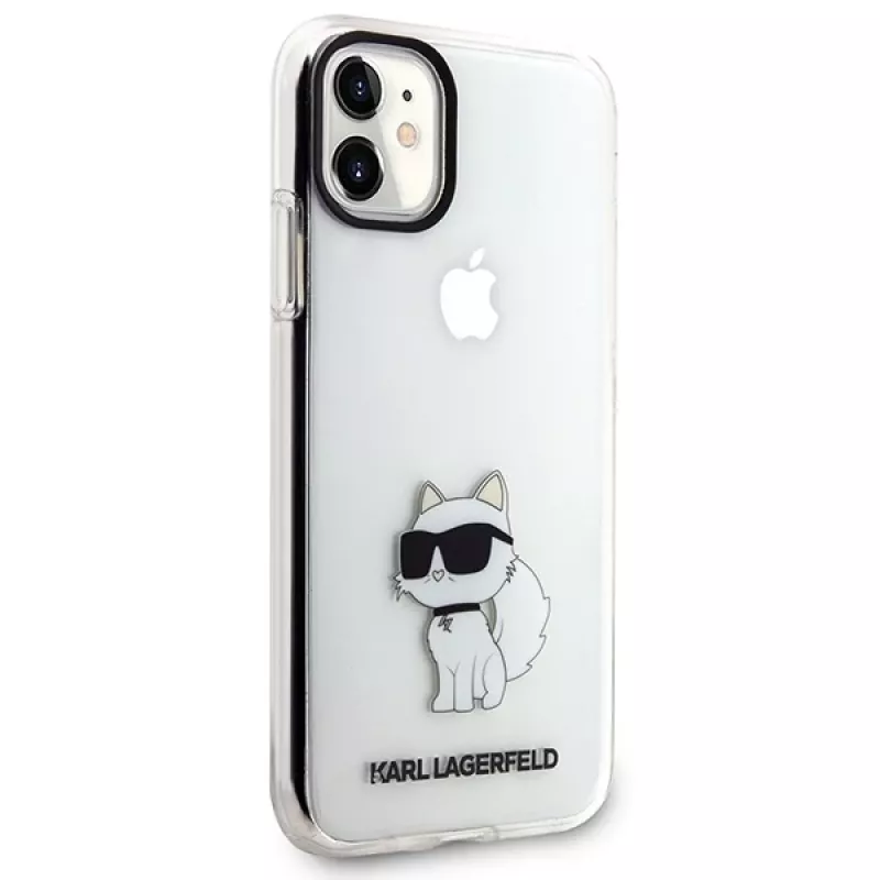 Karl Lagerfeld Ikonik Choupette pevné puzdro pre Apple iPhone 11 / XR 6,1
