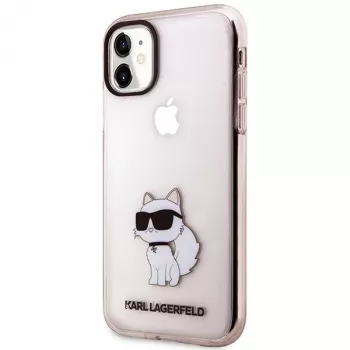 Karl Lagerfeld Ikonik Choupette pevné puzdro pre iPhone 11 / XR 6,1