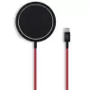 Ferrari FECBMSMENK 15W MagSafe bezdrôtová nabíjacia podložka – čierna