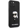 Karl Lagerfeld KLHCP14M3DRKINK pevné puzdro Rubber Ikonik 3D pre iPhone 14 Plus / 15 Plus 6.7 čierne