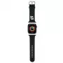 Karl Lagerfeld 3D Rubber Karl Head remienok pre Apple Watch 42/44/45/49mm čierny