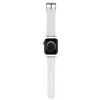 Karl Lagerfeld 3D Rubber Karl Head náramok pre Apple Watch 42/44/45/49mm biely