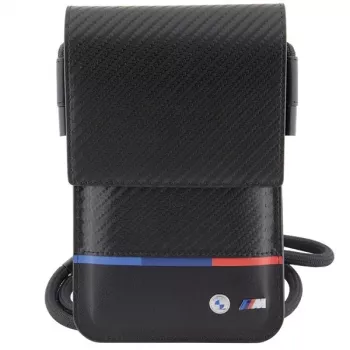BMW Carbon Tricolor Line peňaženka čierna