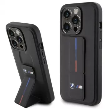 BMW pevné puzdro Grip Hot Stamp pre iPhone 15 Pro 6,1 inch čierne