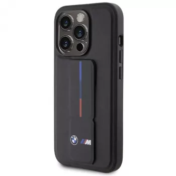 BMW pevné puzdro Grip Hot Stamp pre iPhone 15 Pro 6,1 inch čierne