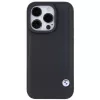 BMW BMHCP15X22RBDK pevné puzdro kožené Blue Dots pre iPhone 15 Pro Max 6,7
