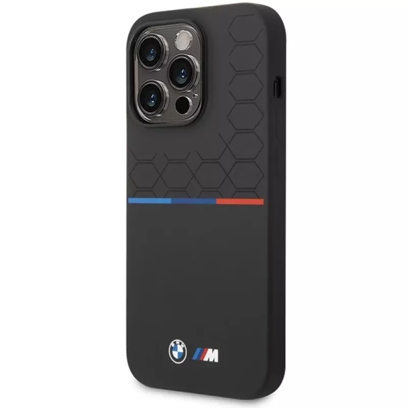 BMW silikónové puzdro Pattern pre Apple iPhone 15 Pro 6,1