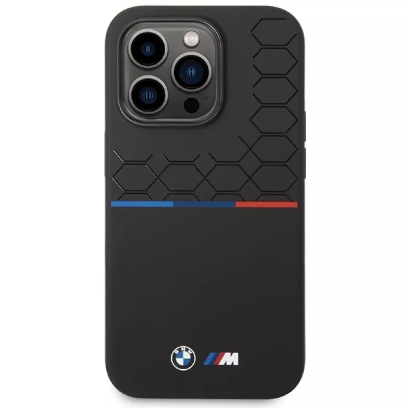 BMW silikónové puzdro Pattern pre Apple iPhone 15 Pro 6,1