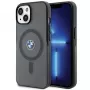 BMW BMHMP15MDSLK iPhone 15 Plus / 14 Plus 6,7 inch čierne pevné puzdro IML Signature MagSafe