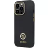 Guess GUHCP13LM4DGPK iPhone 13 Pro / 13 pevné puzdro silikónové Logo Strass 4G čierne