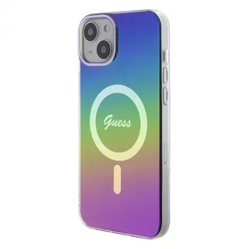 Guess IML Iridescent MagSafe puzdro pre iPhone 15 (Iridescent)