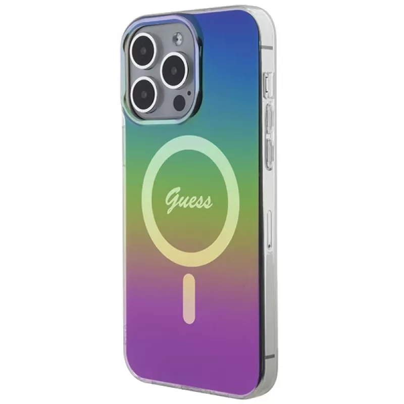 Guess IML Iridescent MagSafe puzdro pre iPhone 15 Pro Max (viacfarebné)