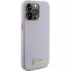 Guess GUHCP15LPGMCSL Glitter Glossy Script pevné puzdro pre iPhone 15 Pro 6,1