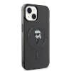 Karl Lagerfeld Ikonik pevné puzdro MagSafe pre iPhone 13/14/15 6,1 palca čierne