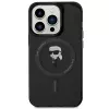 Karl Lagerfeld Ikonik pevné puzdro MagSafe pre iPhone 14 Pro 6,1 palca čierne