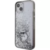 Karl Lagerfeld KLHCP15MLKCNSK iPhone 15 Plus / 14 Plus 6,7 palca priehľadné pevné puzdro Liquid Glitter Choupette