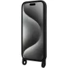 Karl Lagerfeld KLHCP15SSCBSKNK iPhone 15 / 14 / 13 6,1 pevné puzdro čierne crossbody silikónové Ikonik