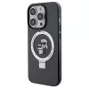 Karl Lagerfeld iPhone 13 Pro Max 6,7 palca pevné puzdro s držiakom na prsteň Karl & Choupette MagSafe čierne