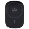 Mercedes Silver Star MagSafe magnetická bezdrôtová nabíjačka do auta 15W (čierna)
