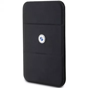 BMW stojan s priehradkou na karty peňaženka MagSafe Signature Collection čierna