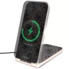 Guess skladacia 2-in-1 bezdrôtová nabíjačka GUDCFAL4PEGW 15W hnedá 4G vzor MagSafe