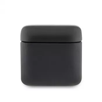 Guess potlačené logo True Wireless Stereo Bluetooth slúchadlá s nabíjacím puzdrom (čierna)