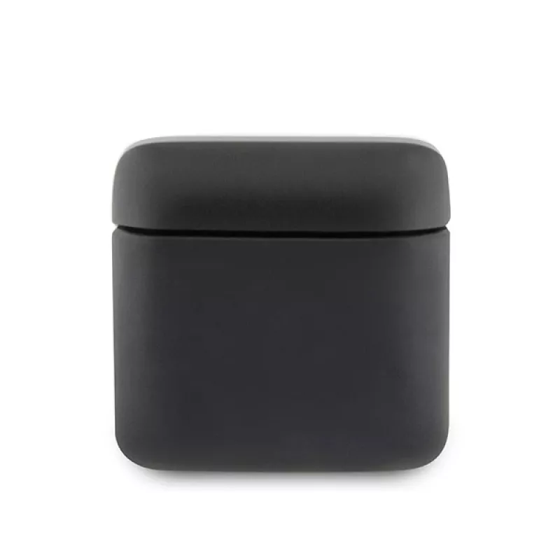 Guess potlačené logo True Wireless Stereo Bluetooth slúchadlá s nabíjacím puzdrom (čierna)