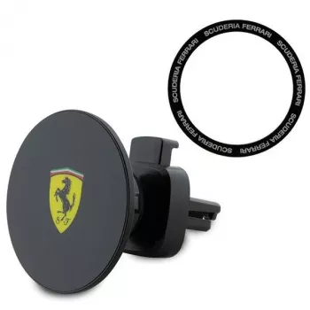 Ferrari magnetický držiak na mobil do auta FECHMMAK na vetrací otvor, čierna, kolekcia 2023, kompatibilné s MagSafe