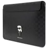 Karl Lagerfeld puzdro KLCS16SAKHPKK 16 inch čierna Saffiano Monogram Ikonik puzdro na notebook