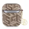 Guess GUA2PGCE4CW AirPods 1/2 puzdro hnedá GCube prívesok