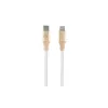 Guess GUCLLALRGDD kábel USB-C na Lightning 1,5 m rýchle nabíjanie svetlozlatá s vyrazeným logom