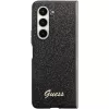 Guess Glitter Script F946 pevné puzdro pre Samsung Galaxy Z Fold5, čierna