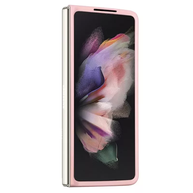 Guess GUHCZFD5HGGSHP F946 Glitter Script pevné puzdro pre Samsung Galaxy Z Fold5 - ružová