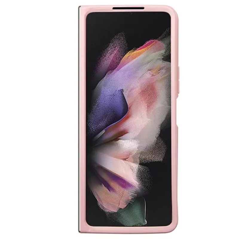 Guess GUHCZFD5HGGSHP F946 Glitter Script pevné puzdro pre Samsung Galaxy Z Fold5 - ružová