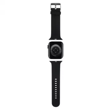 Karl Lagerfeld 3D gumený remienok Choupette Head pre Apple Watch 38/40/41mm čierny