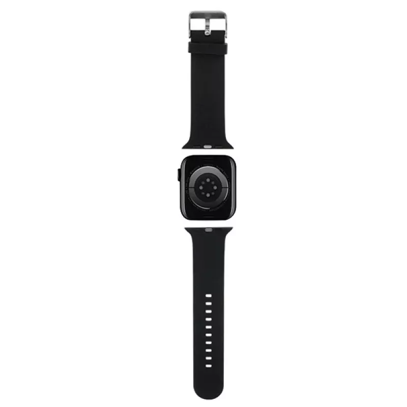 Karl Lagerfeld 3D gumený remienok Choupette Head pre Apple Watch 38/40/41mm čierny