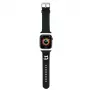 Karl Lagerfeld 3D gumený remienok Choupette Head pre Apple Watch 42/44/45/49mm čierny