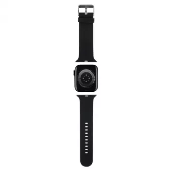 Karl Lagerfeld 3D gumený remienok Choupette Head pre Apple Watch 42/44/45/49mm čierny