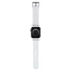 Karl Lagerfeld 3D gumený remienok Choupette Head pre Apple Watch 42/44/45/49mm biely