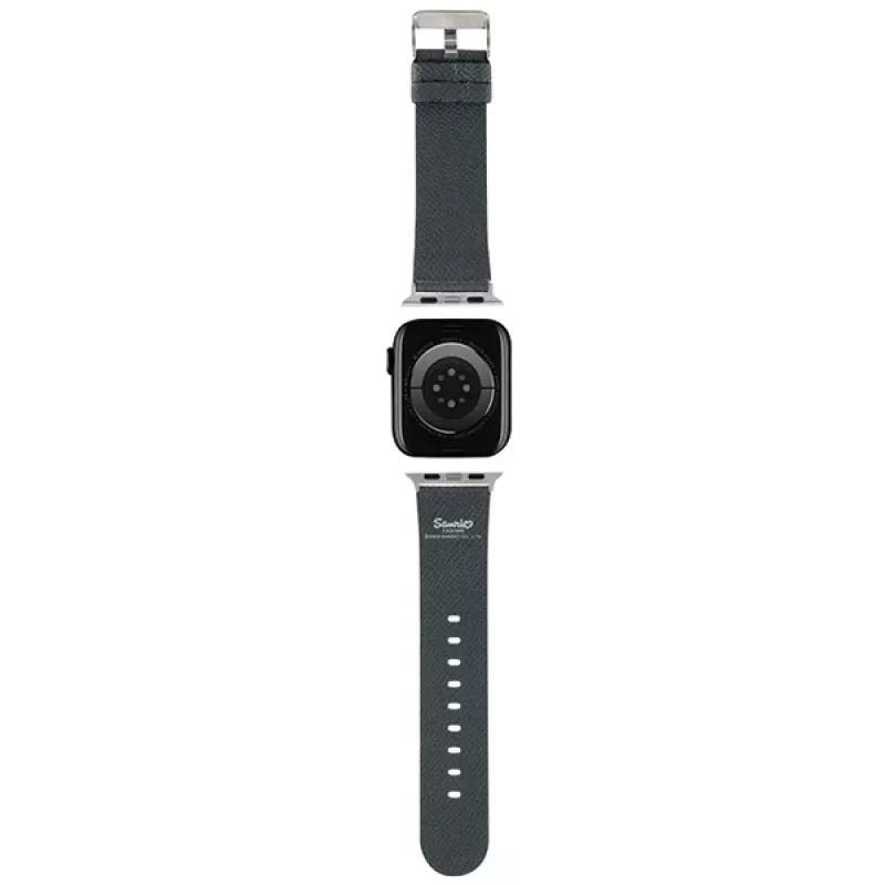 Hello Kitty HKAWMPGKHK remienok pre Apple Watch 38/40/41mm čierny silikón