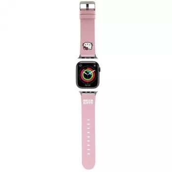 Hello Kitty HKAWMPGKHP silikónový remienok pre Apple Watch 38/40/41mm ružový