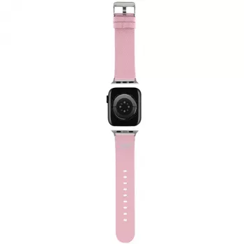 Hello Kitty HKAWMPGKHP silikónový remienok pre Apple Watch 38/40/41mm ružový