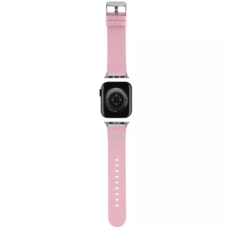 Hello Kitty HKAWMPGKHP silikónový remienok pre Apple Watch 38/40/41mm ružový
