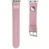 Hello Kitty HKAWMPGKHP silikónový remienok pre Apple Watch 38/40/41mm ružový