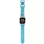 Hello Kitty HKAWMSCHBLB Apple Watch 38/40/41mm modrý silikónový remienok s Kitty Head