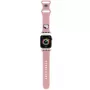 Hello Kitty HKAWMSCHBLP silikónový remienok pre Apple Watch 38/40/41mm ružový