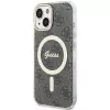 Guess GUHMP15MH4STW hardcase IML MagSafe pre iPhone 15 Plus / 14 Plus 6,7 inch hnedý